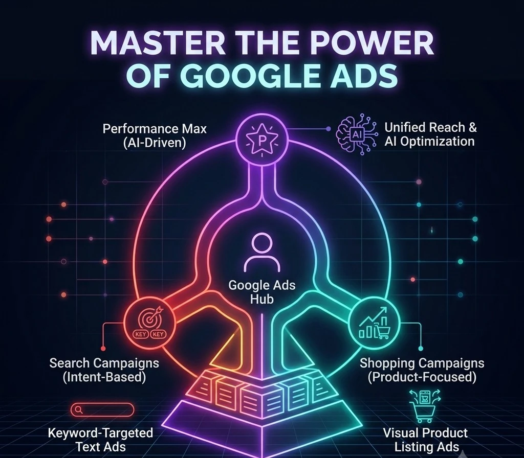 Google Ads Search, Performance Max and Shopping campaign management by Remotie